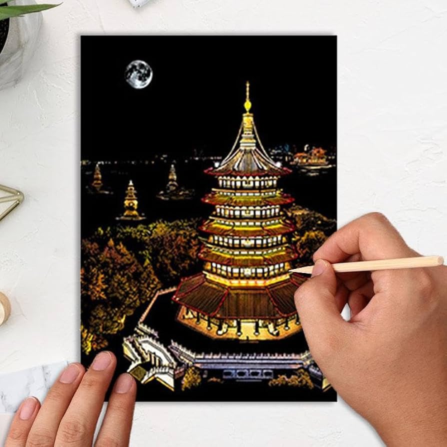 本日限定値下げ8,000円★　スクラッチアート　　NEW YORK　完成品 本日限定値下げ8,000円☆ スクラッチアート NEW YORK 完成品